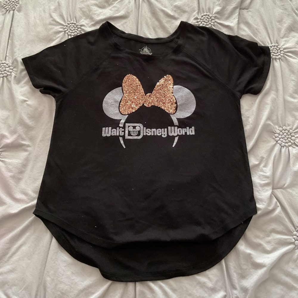Disney Black and Gold Short Sleeve